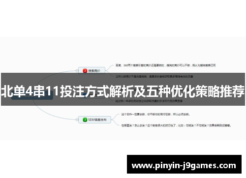 北单4串11投注方式解析及五种优化策略推荐