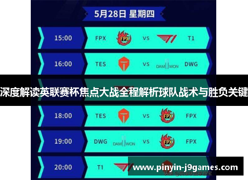 深度解读英联赛杯焦点大战全程解析球队战术与胜负关键